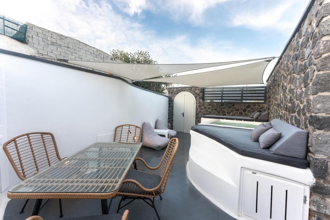Sun Naam Home Santorini With Heated Jacuzzi Картерадос Екстер'єр фото